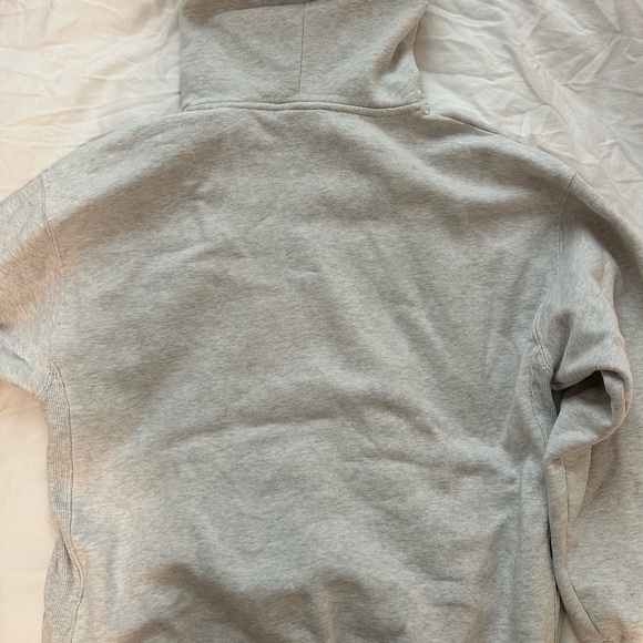 TNA cozy boyfriend hoodie in heather cloud white - Picture 5 of 9